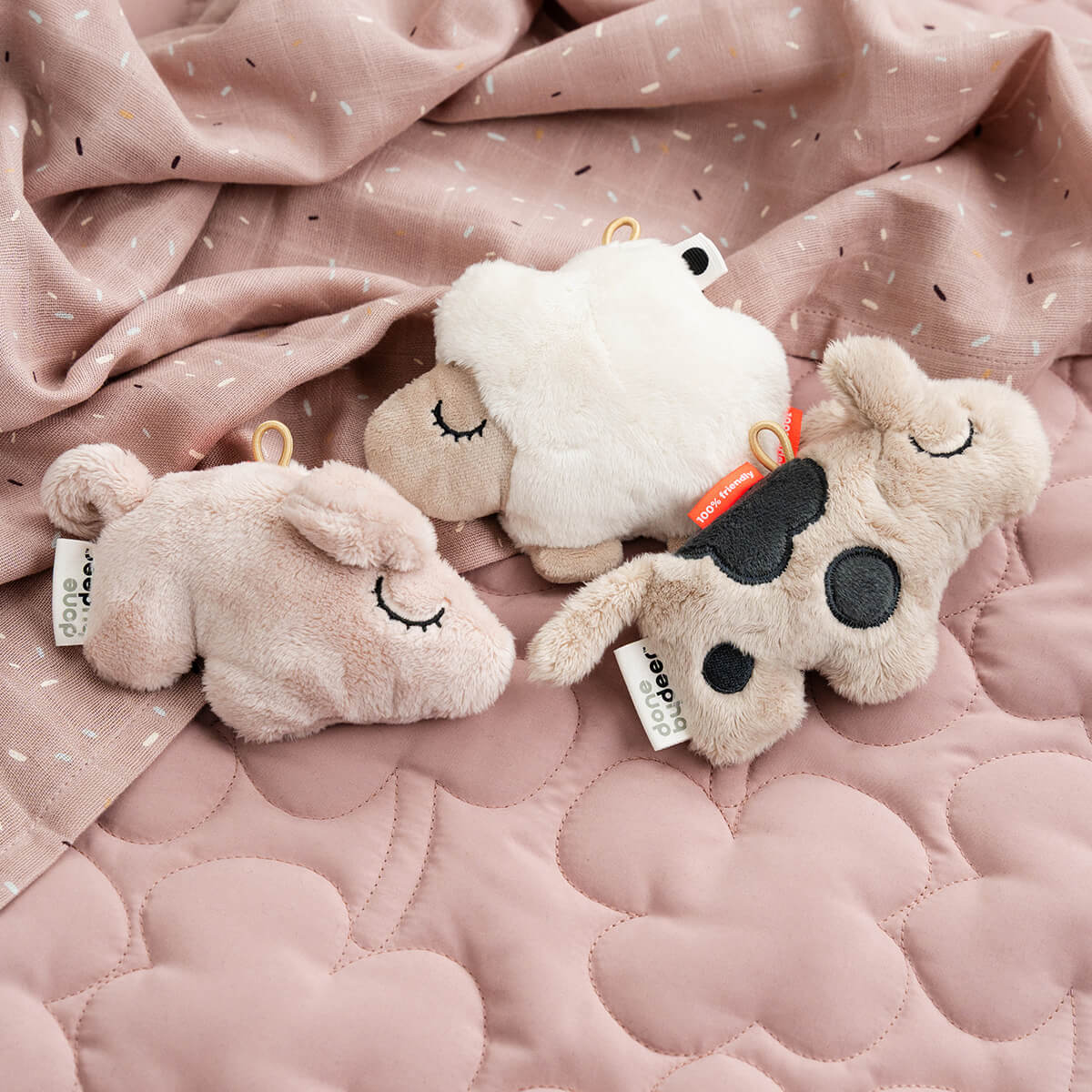 Petit hochet sensoriel - Sheepy - Sable