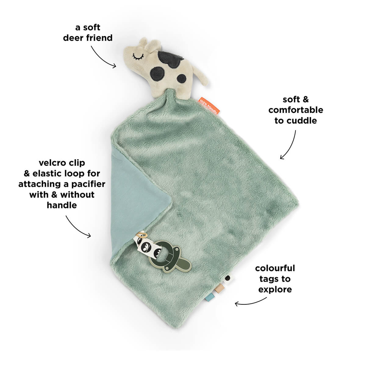 Nusseklud - Dotti - Blå