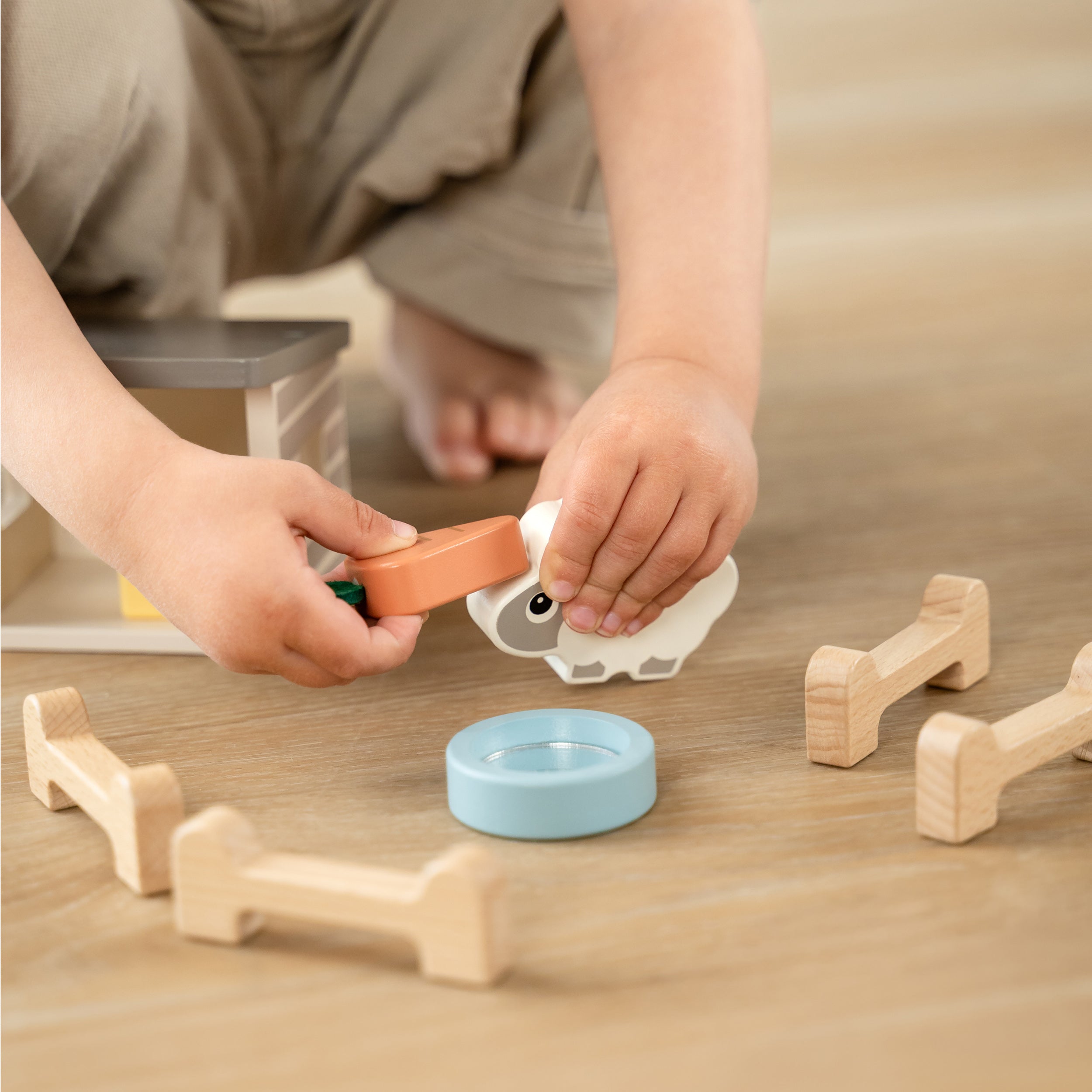 Coffret de jeu Tiny farm - Sheepy - multicolore