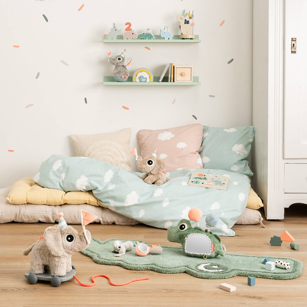 Pull along 2-in-1 toy - Elphee - Sand