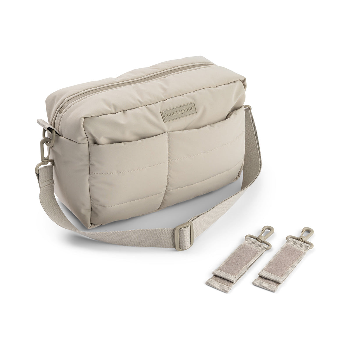 Quilted stroller bag - Sand