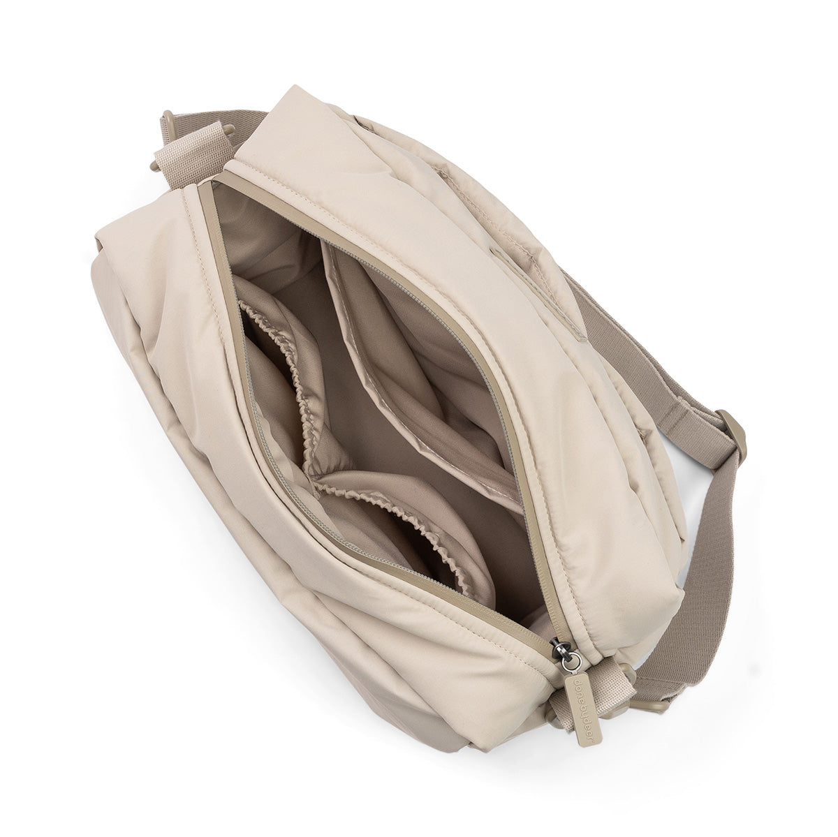 Quilted stroller bag - Sand