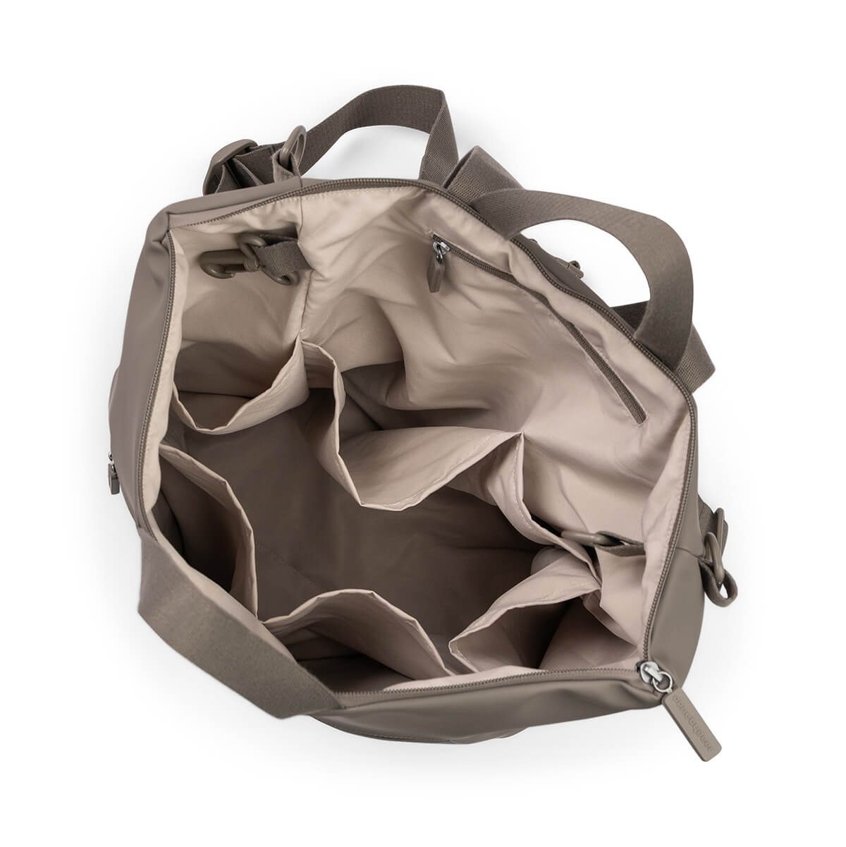 Sac à dos à langer - taupe