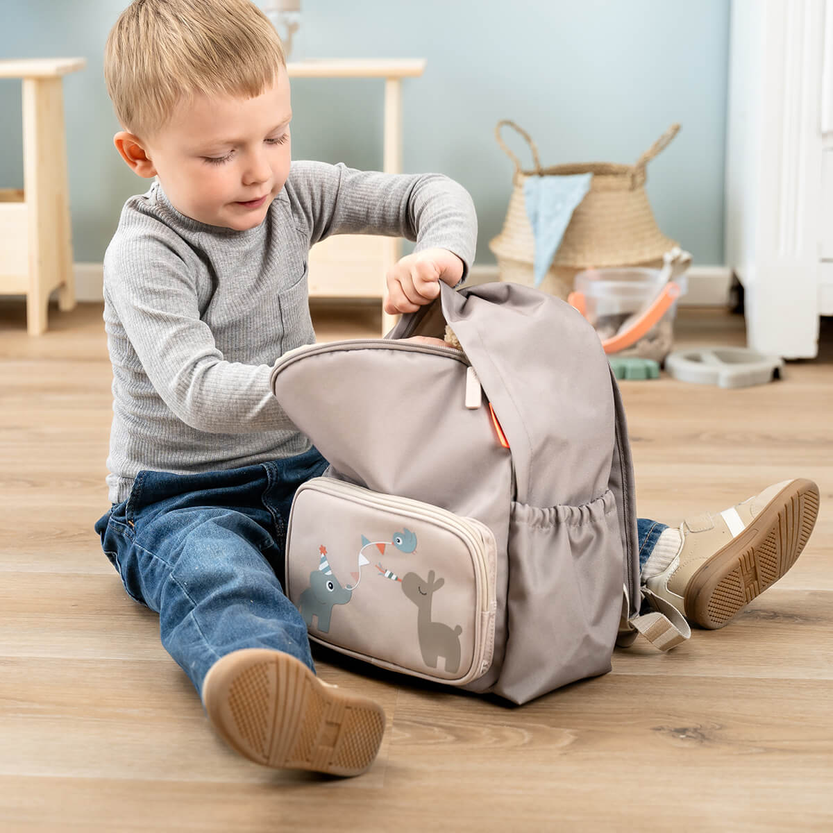 Kids backpack - Celebration - Sand - 7,5 L