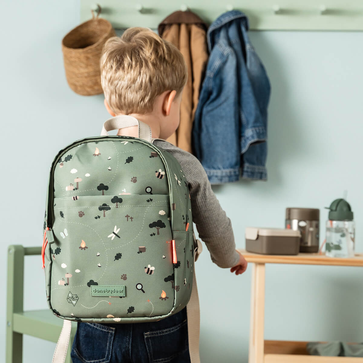 Børnerygsæk - Tiny trails - Grøn - 7,5 L