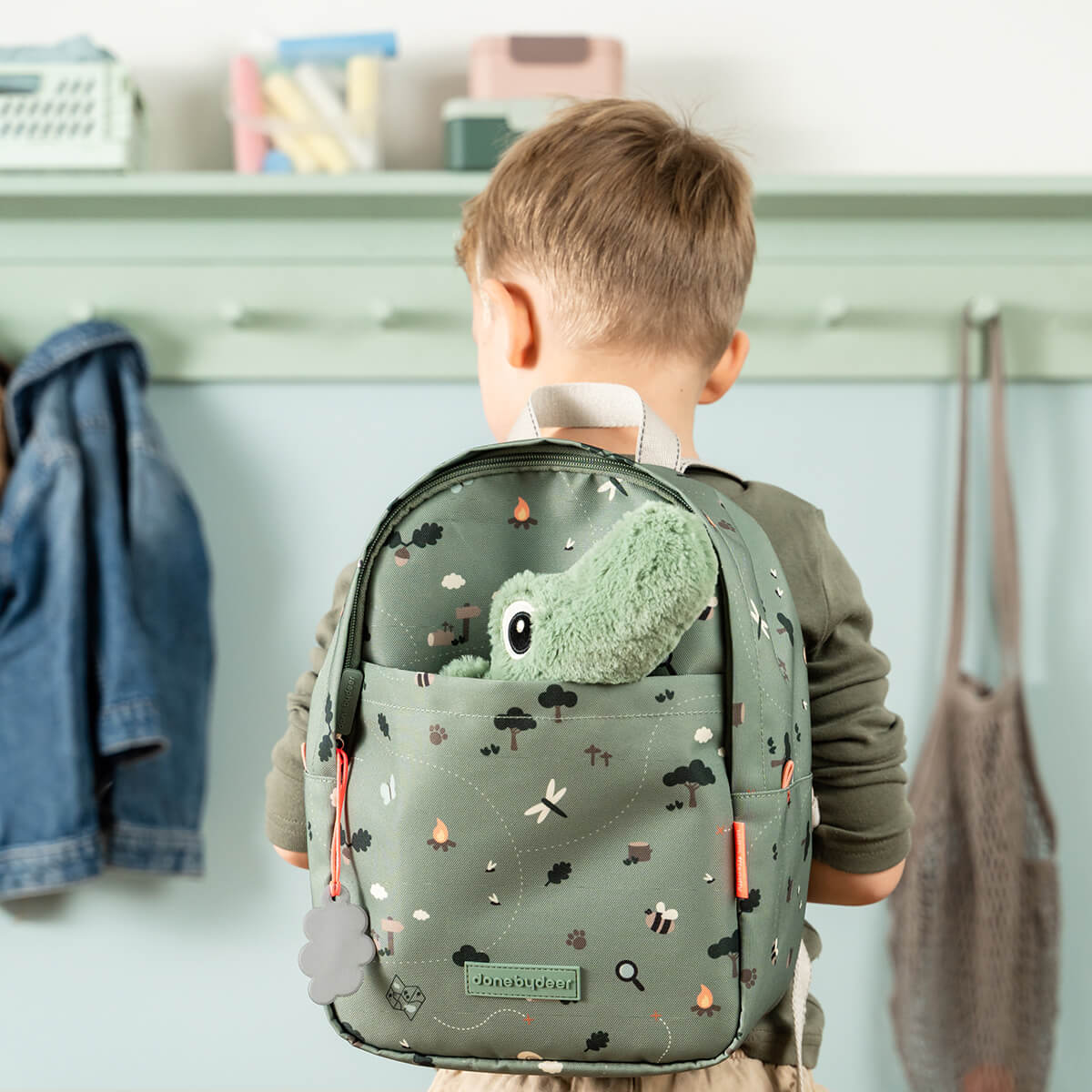 Børnerygsæk - Tiny trails - Grøn - 7,5 L