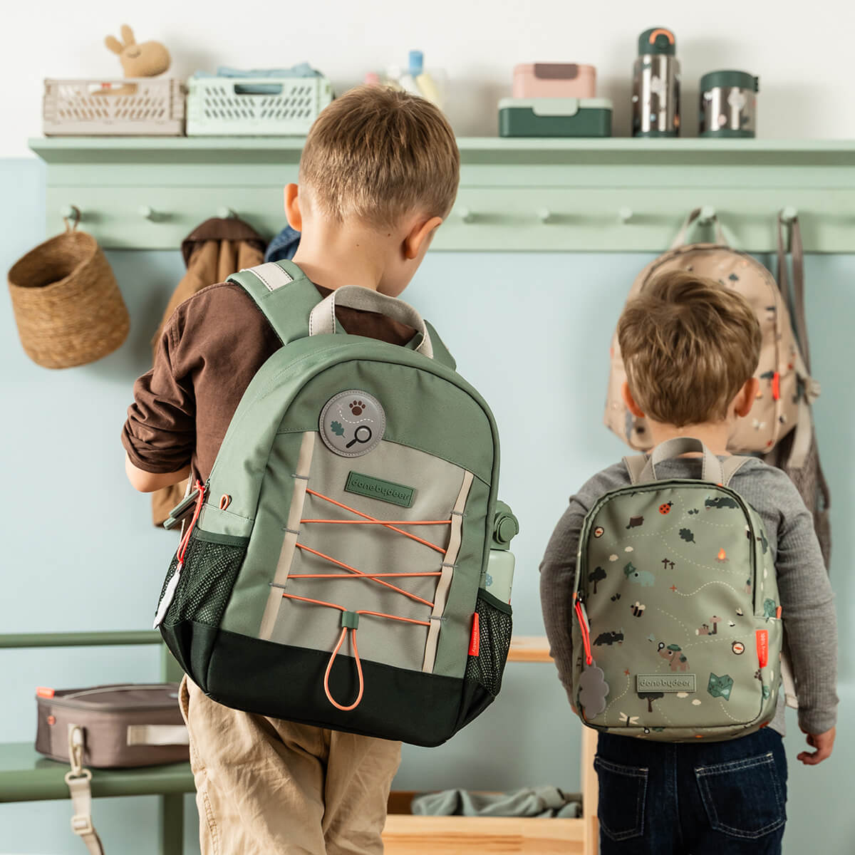 Juniorrygsæk - Tiny trails - Grøn - 13 L