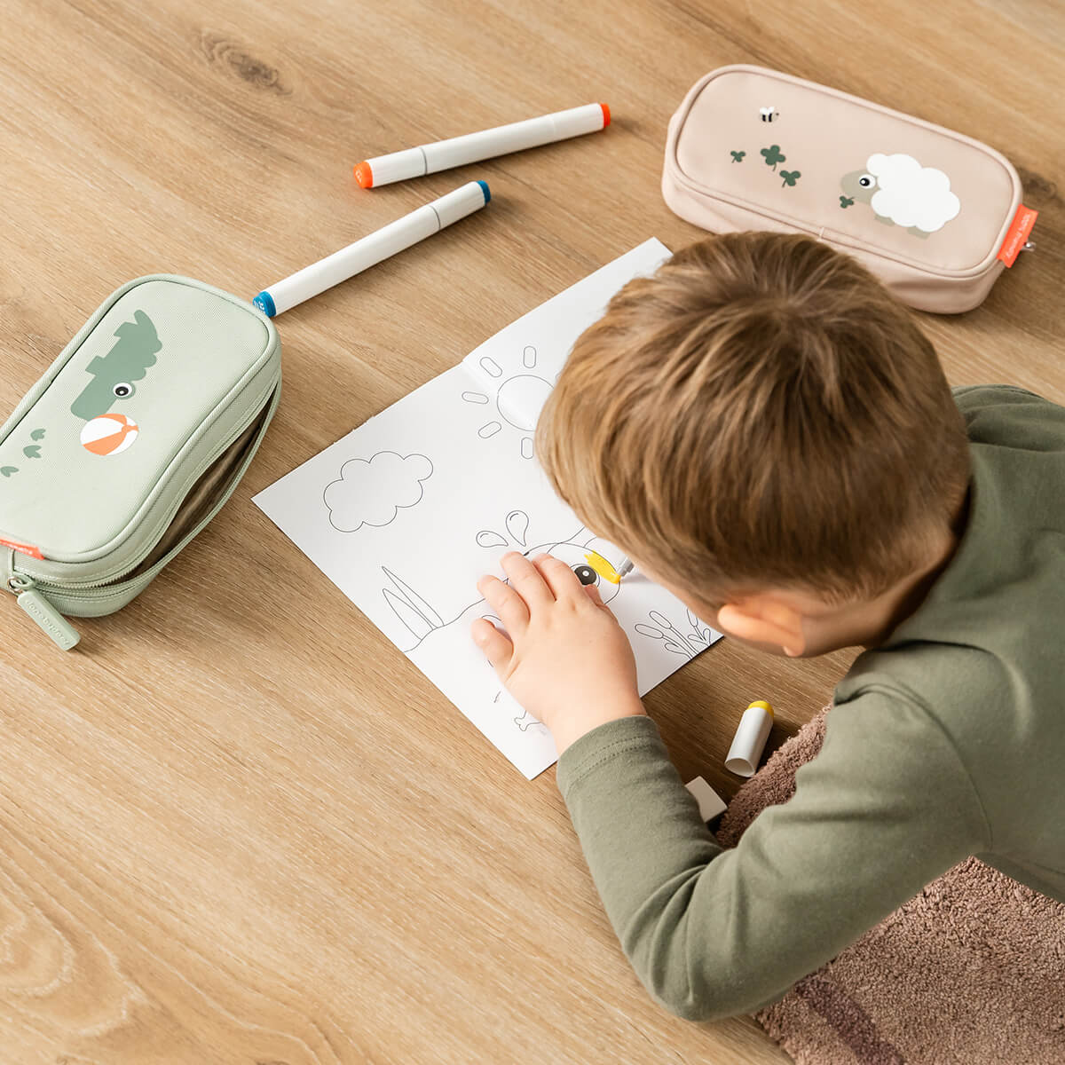 Pencil case - Tiny farm - Powder