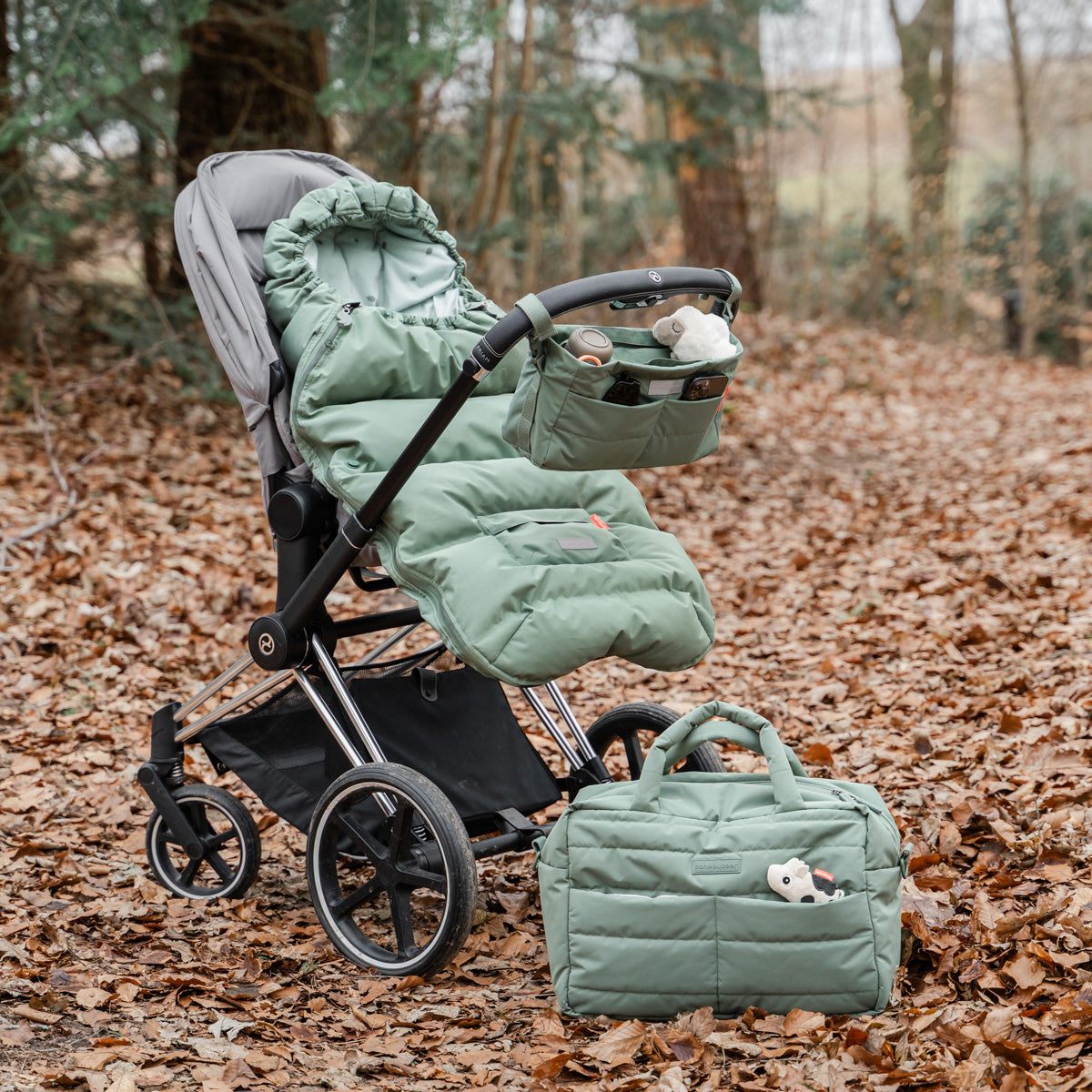 Stroller organiser - Green