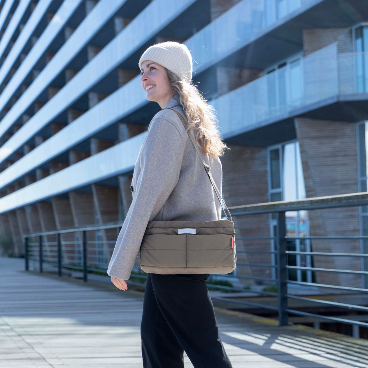 Stroller organiser - Taupe