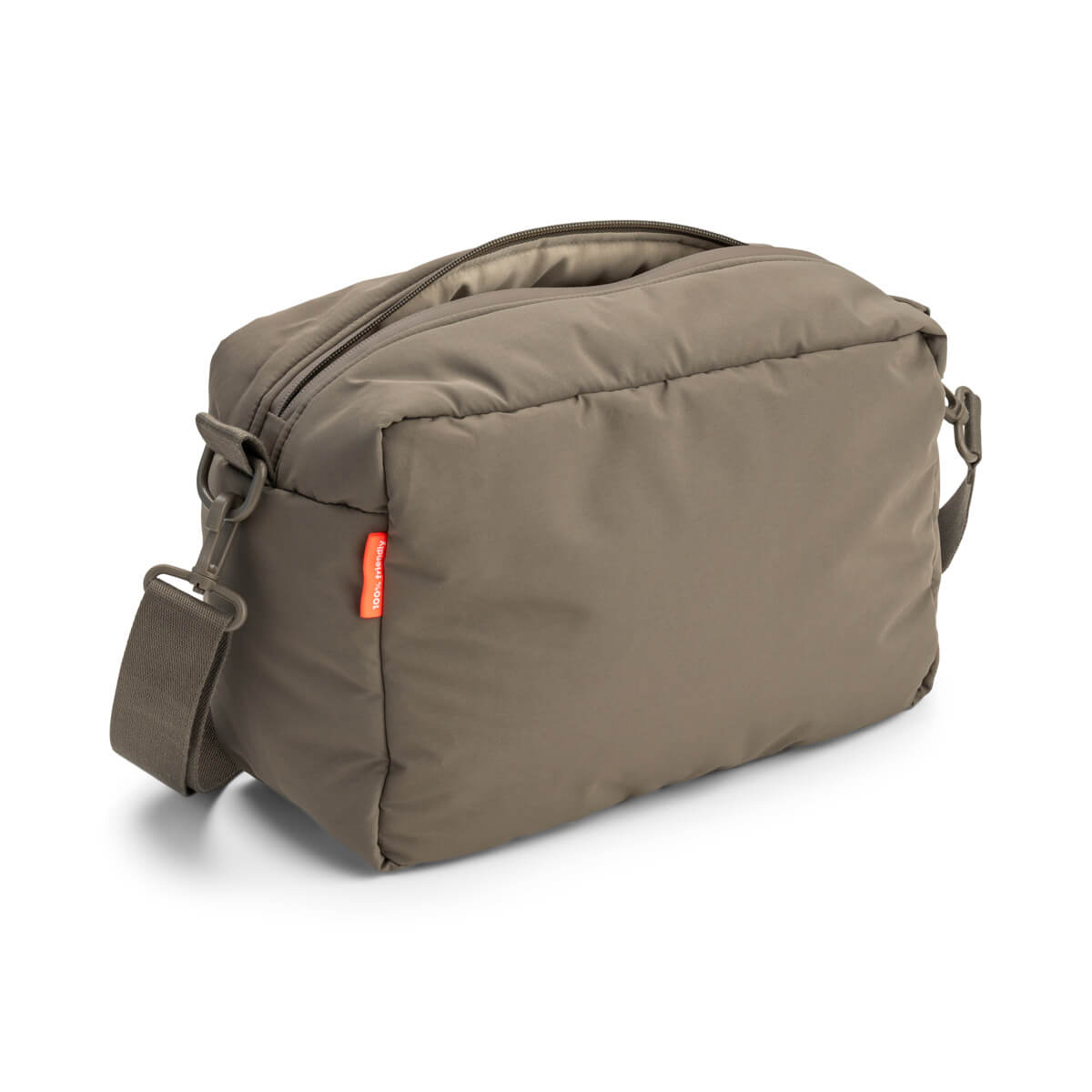 Quilted stroller bag - Taupe