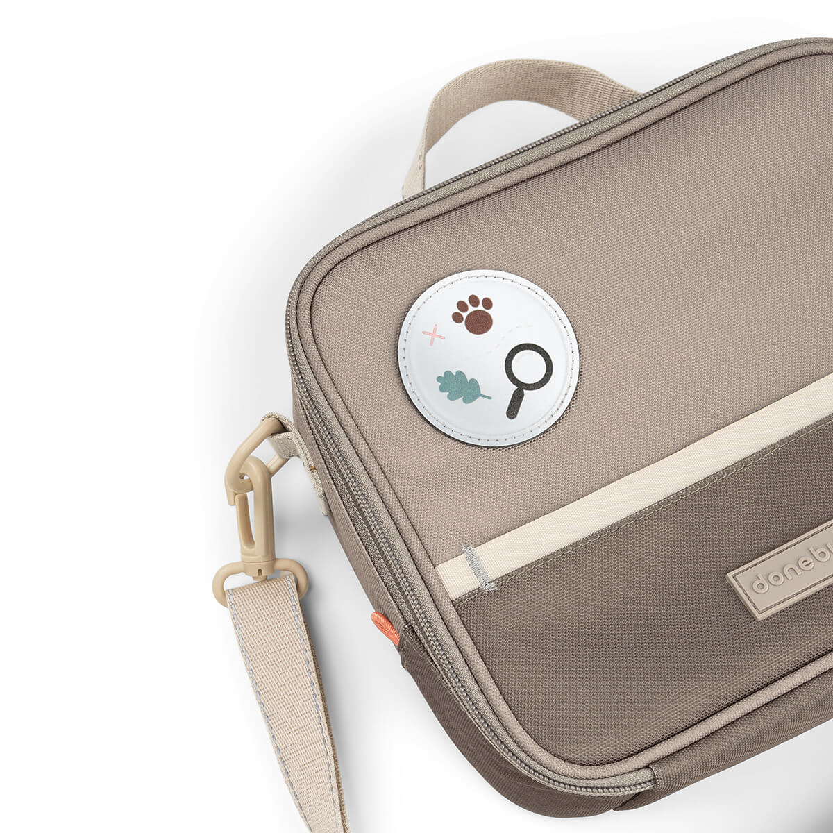 Insulated lunch bag - Tiny trails - Sand - 4 L