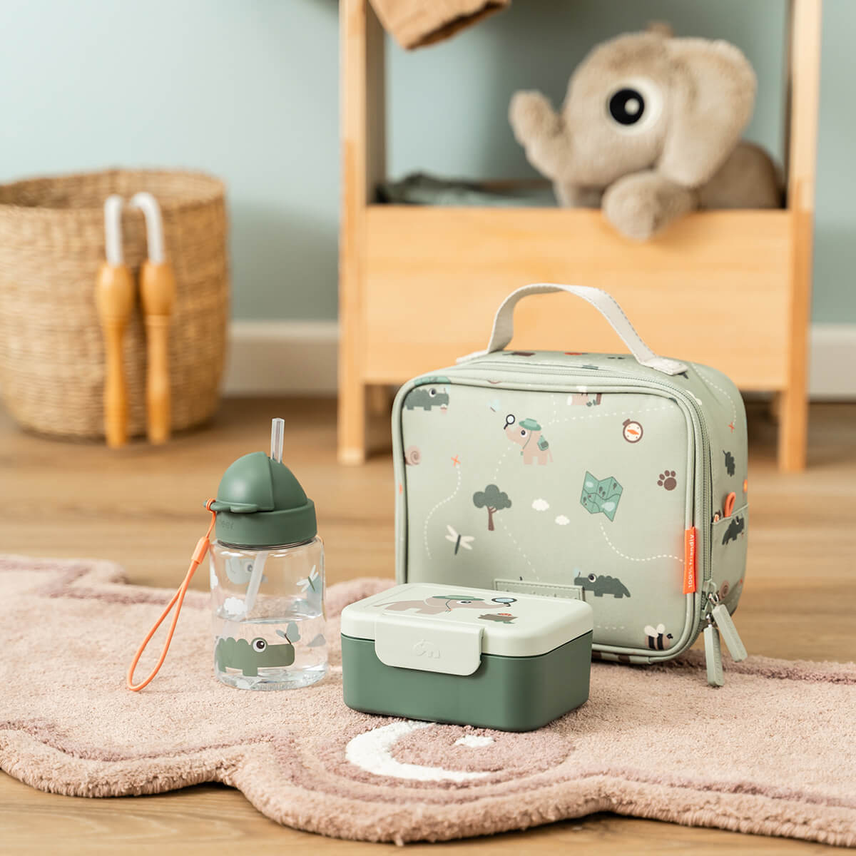 Tiny insulated lunch bag - Tiny trails - Green - 2,8 L