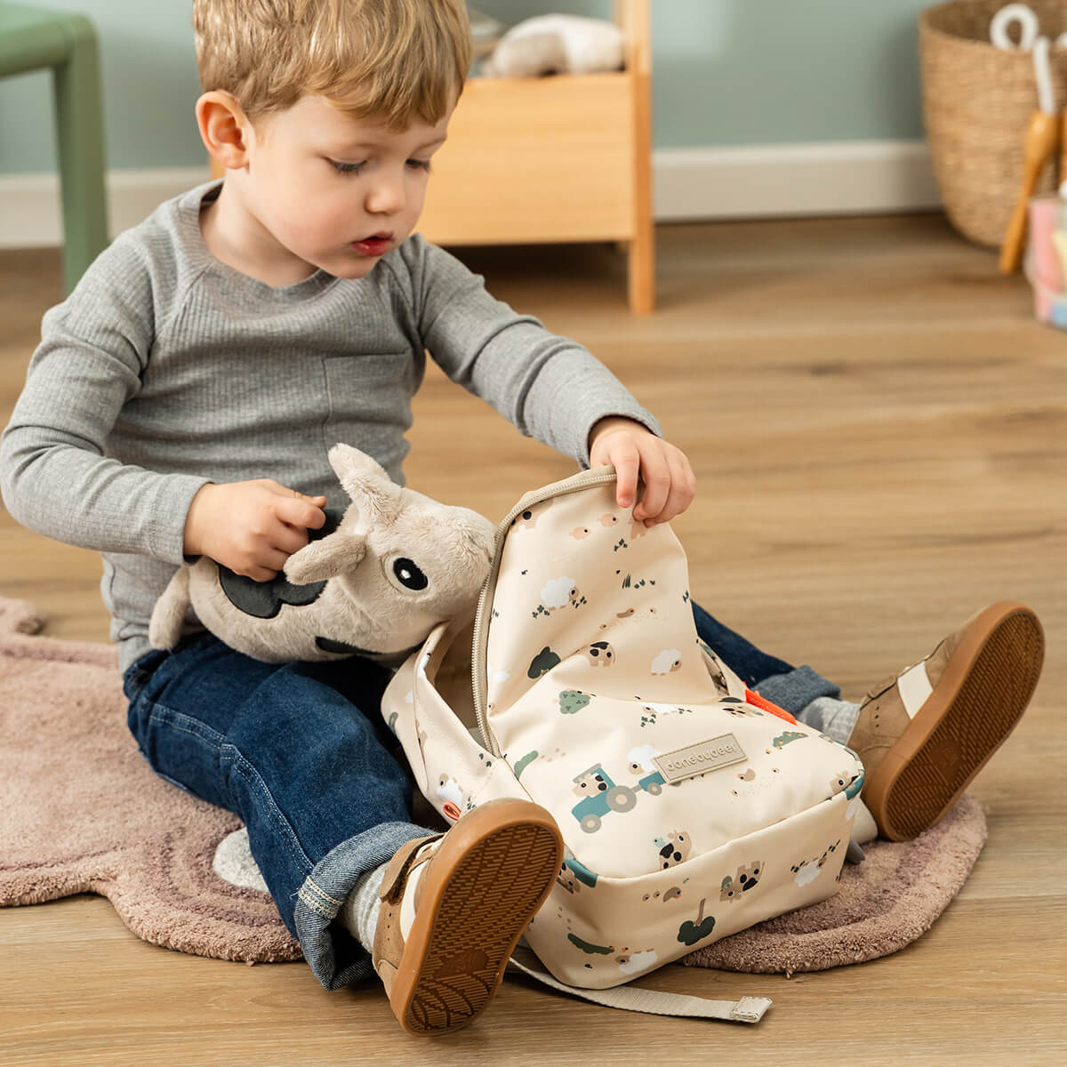 Tiny rygsæk - Tiny farm - Sand - 4 L