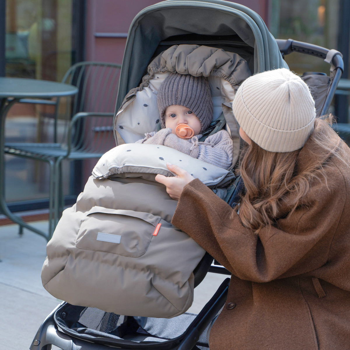Footmuff winter - Taupe