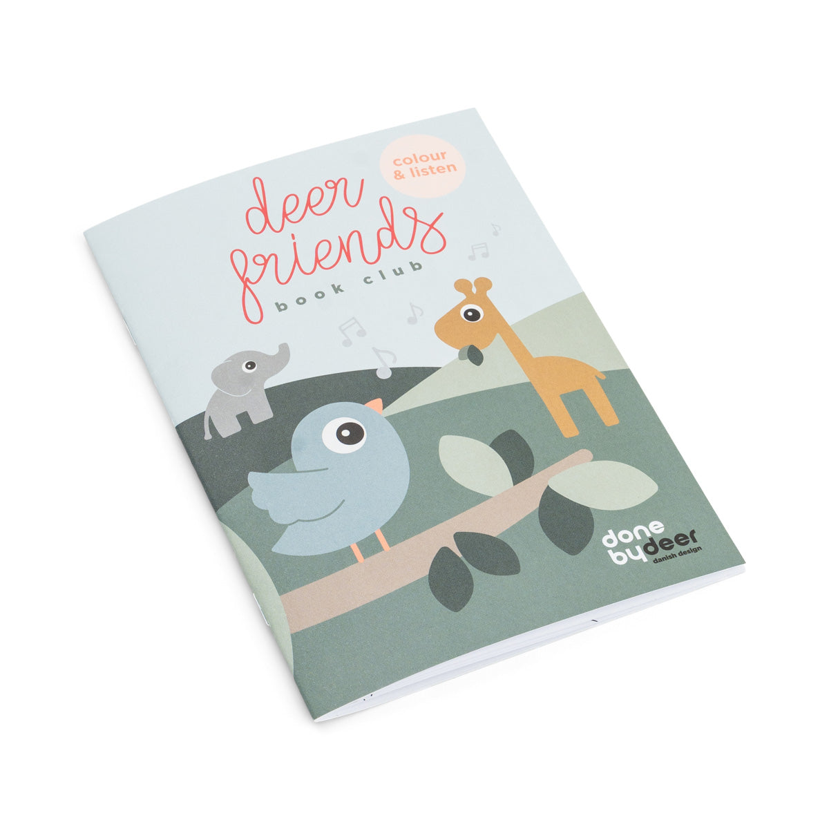 deer friends colouring book - birdee and the quiet song