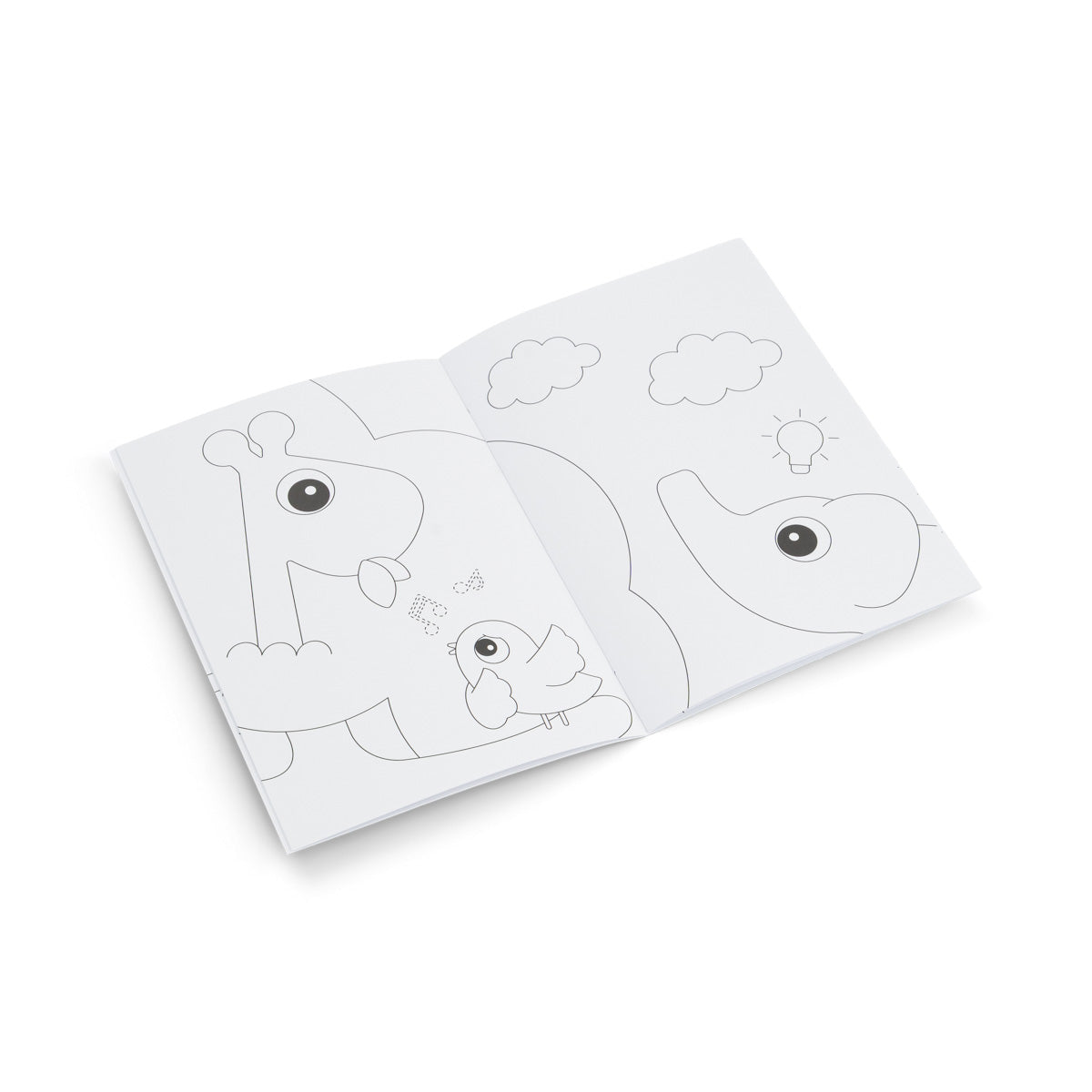 deer friends colouring book - birdee and the quiet song