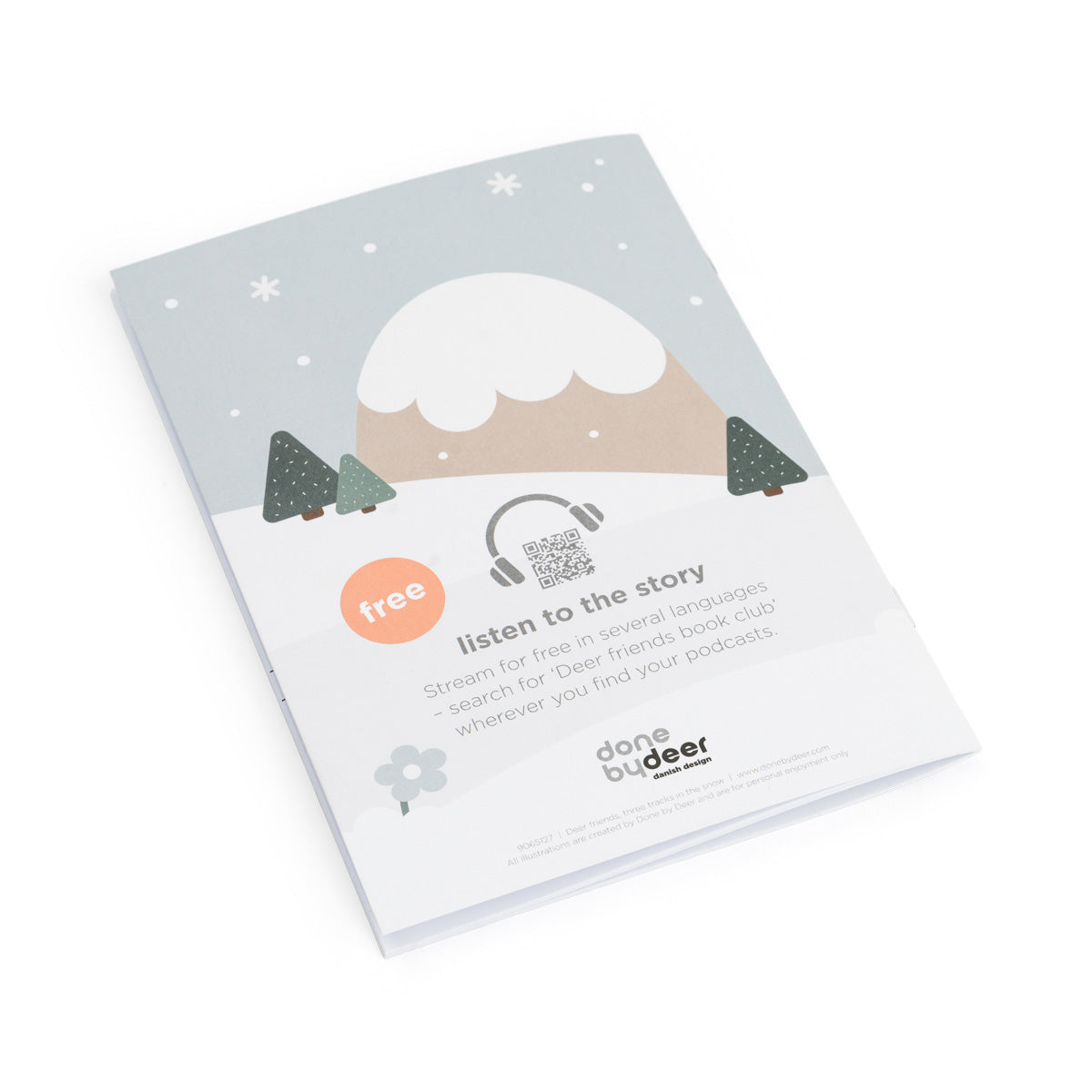 deer friends colouring book - three tracks in the snow