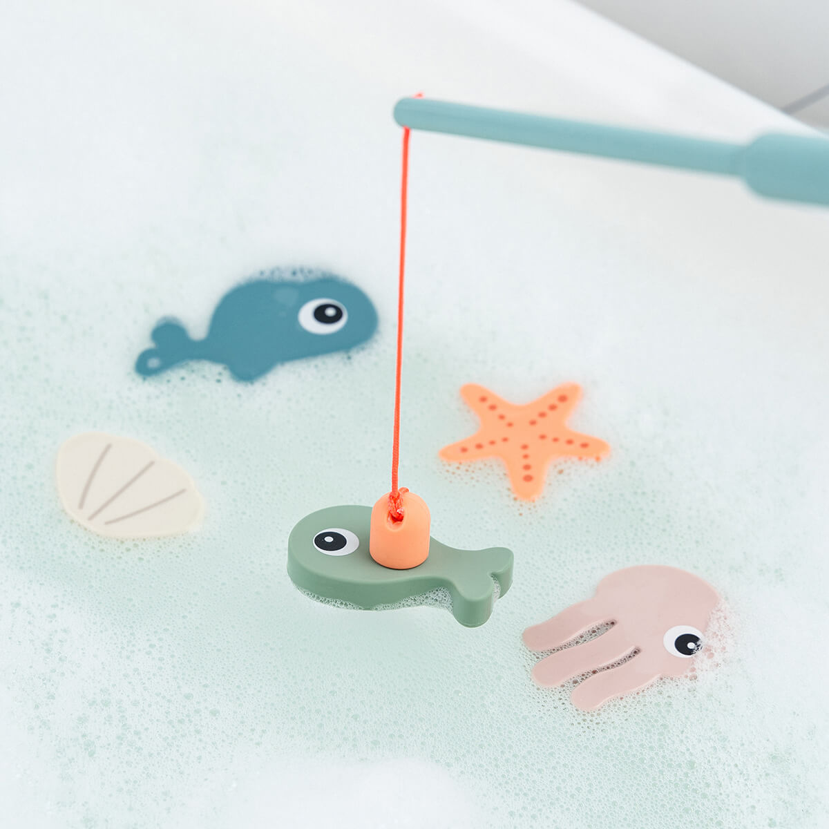 Jeu de pÍche pour le bain - Sea friends - Multicolore