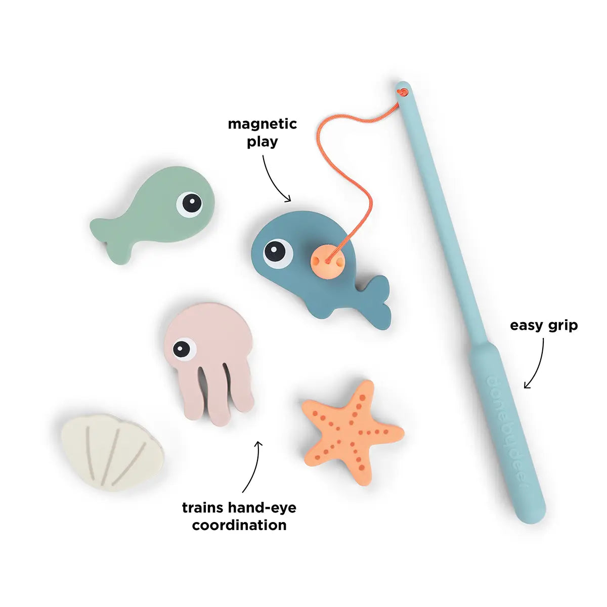 Bath fishing toy - Sea friends - Colour mix