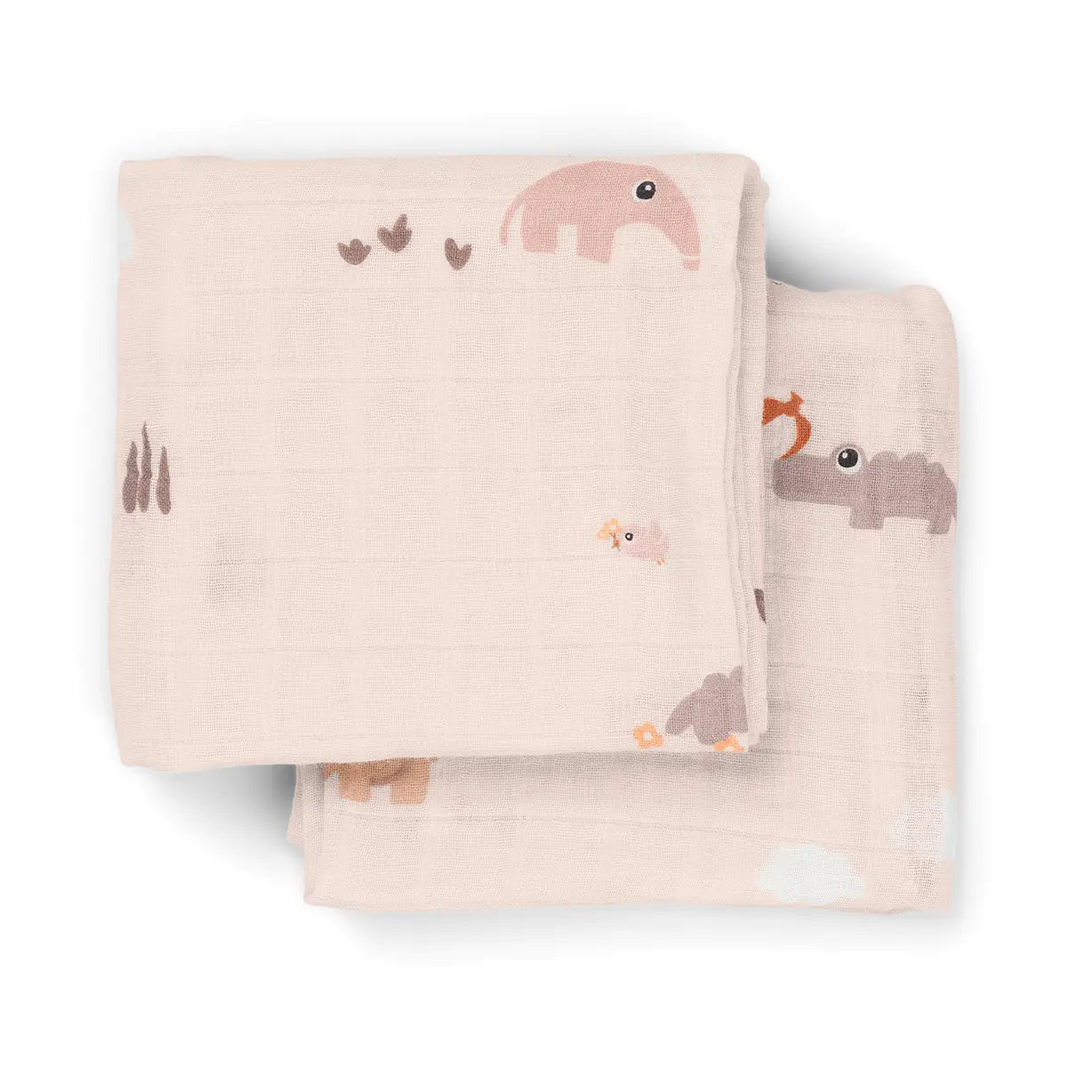 Burp cloth 2-pack - Playground - Powder