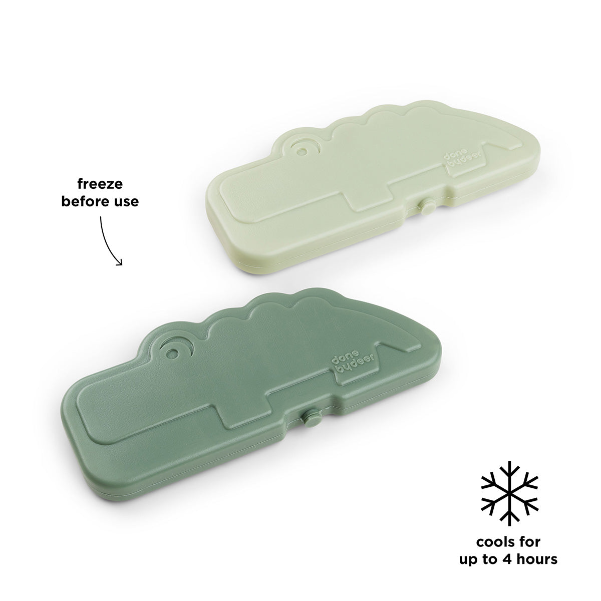 Pains de glace lot de 2 - Croco - Vert