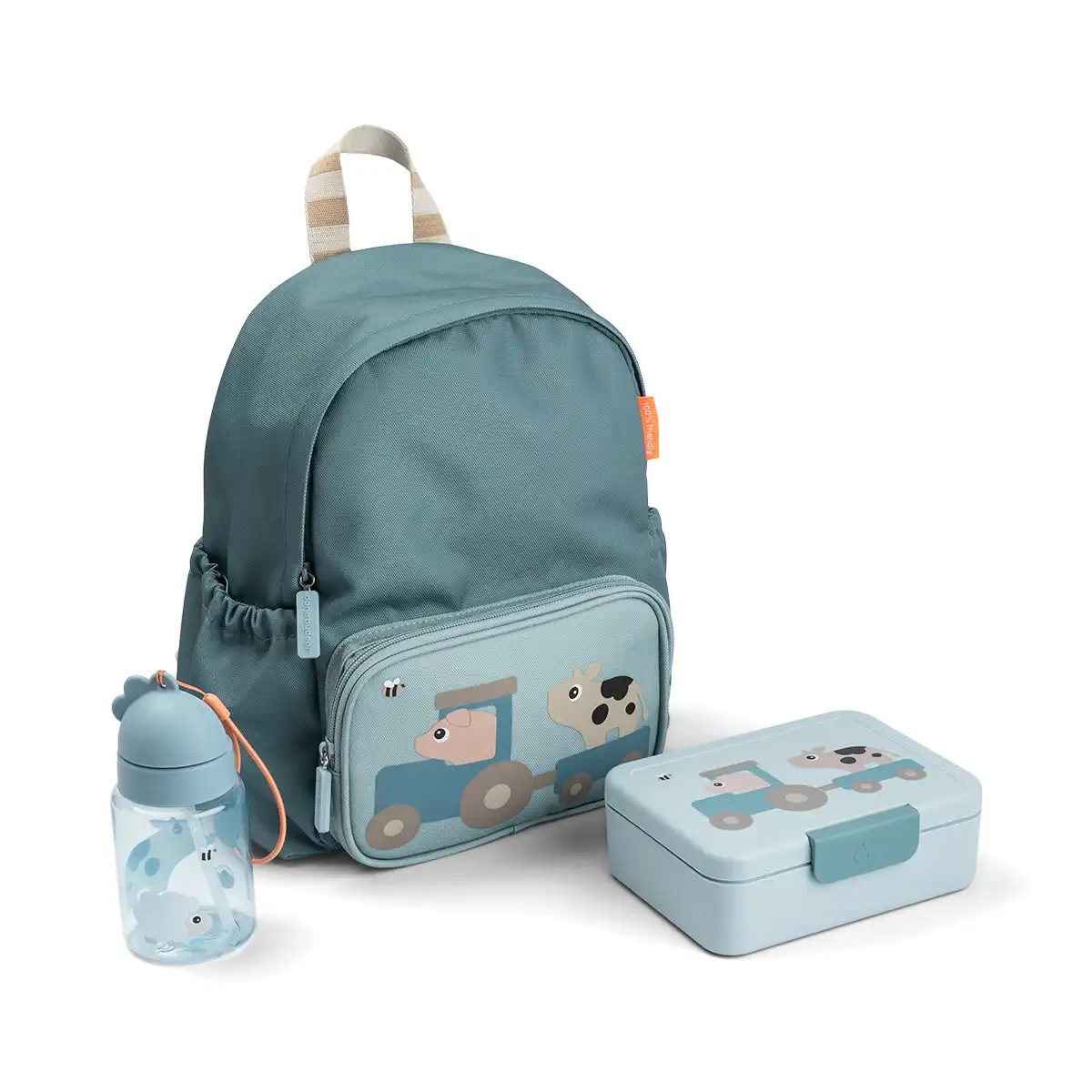 Kids backpack kit - Tiny farm - Blue