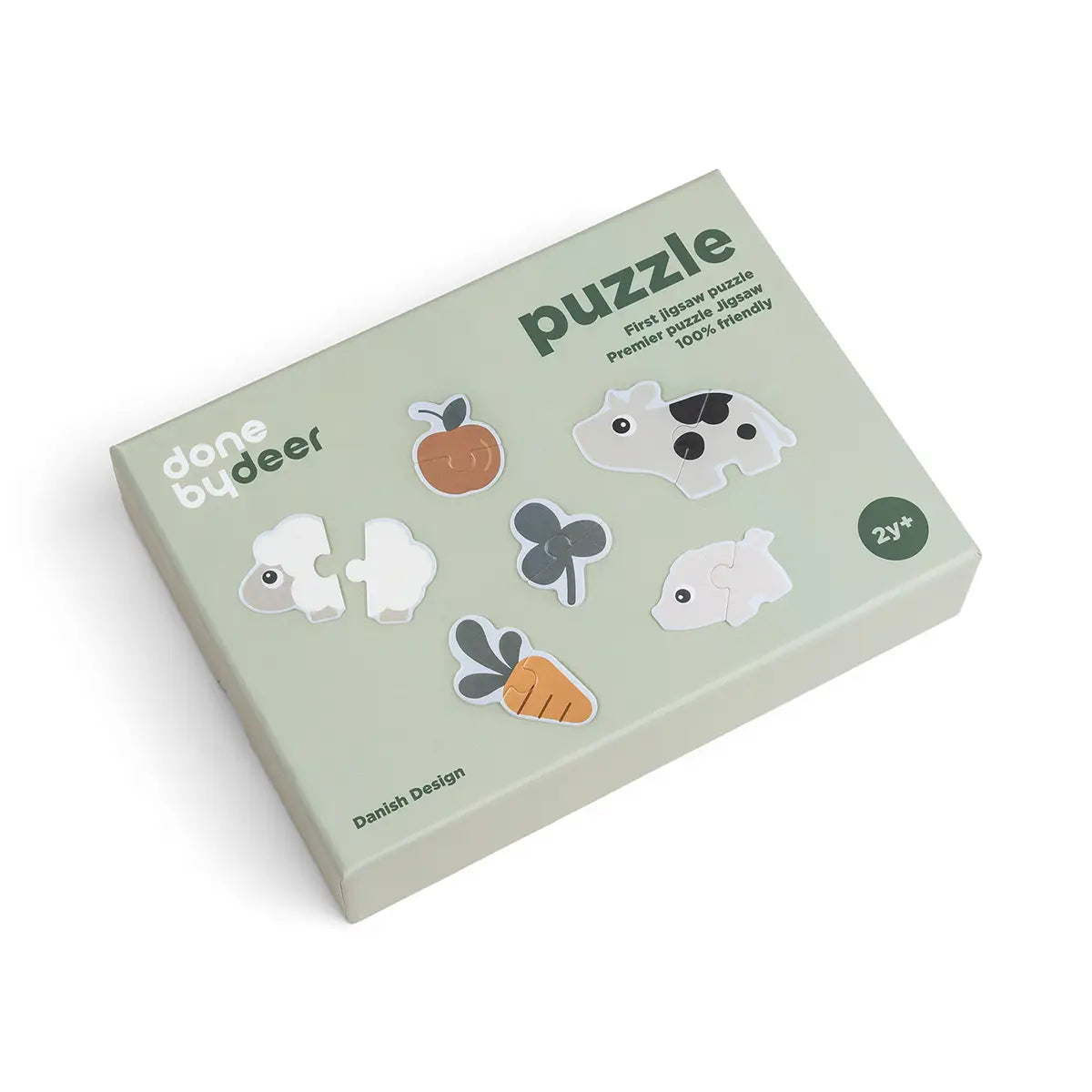 Første jigsaw puslespil - Tiny farm - Farvemix