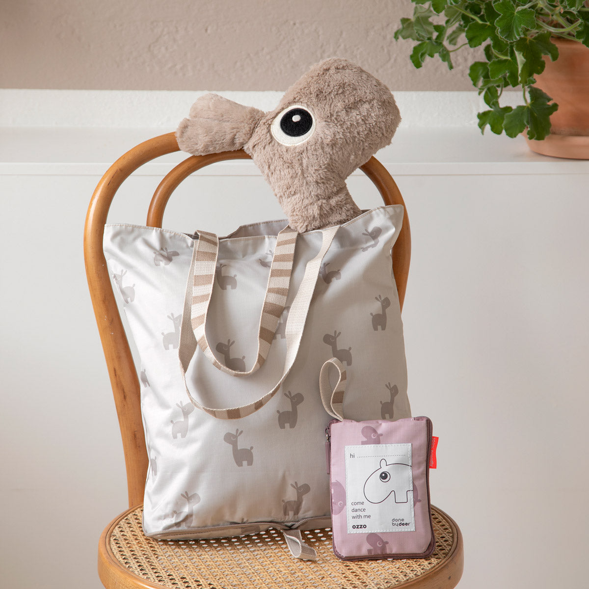 Sac fourre-tout pliable - Ozzo - Rose