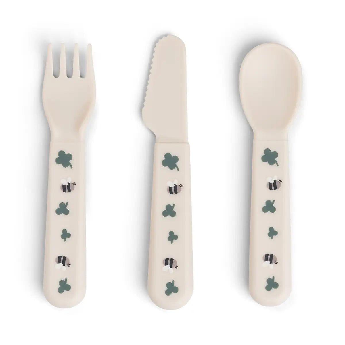 Foodie cutlery set - Tiny farm - Sand