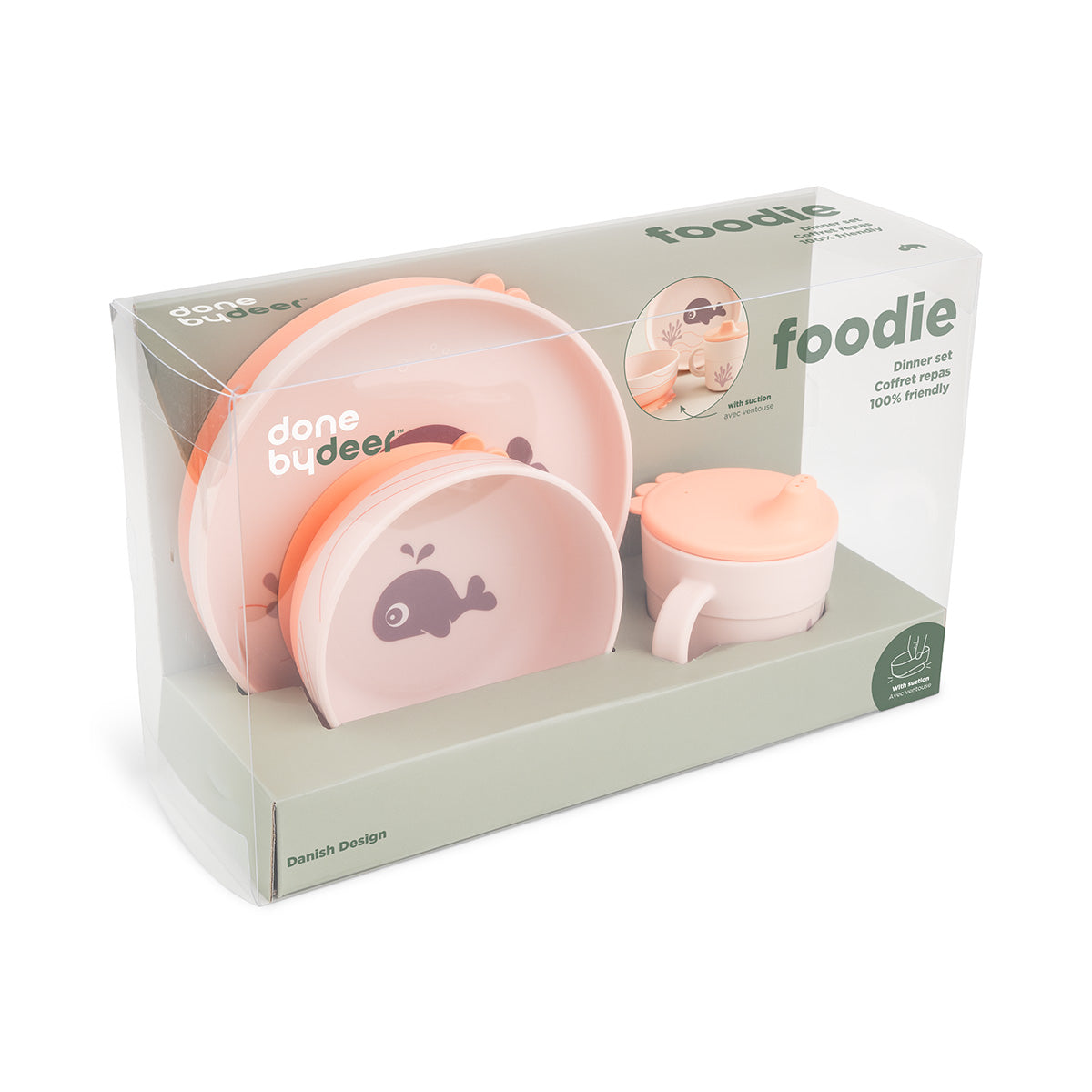 Foodie coffret repas - Wally - Rose