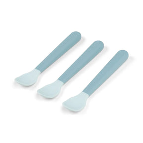 Foodie easy-grip baby spoon 3-pack - Blue