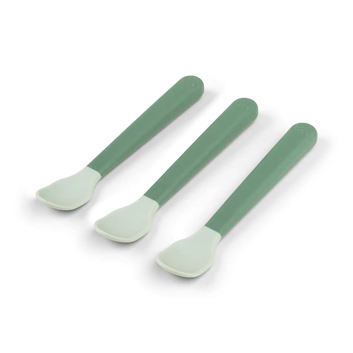 Foodie easy-grip baby spoon 3-pack - Green