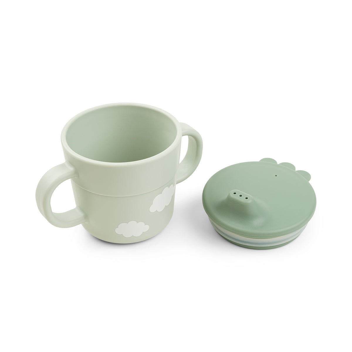 Foodie first meal set - Happy clouds - Green