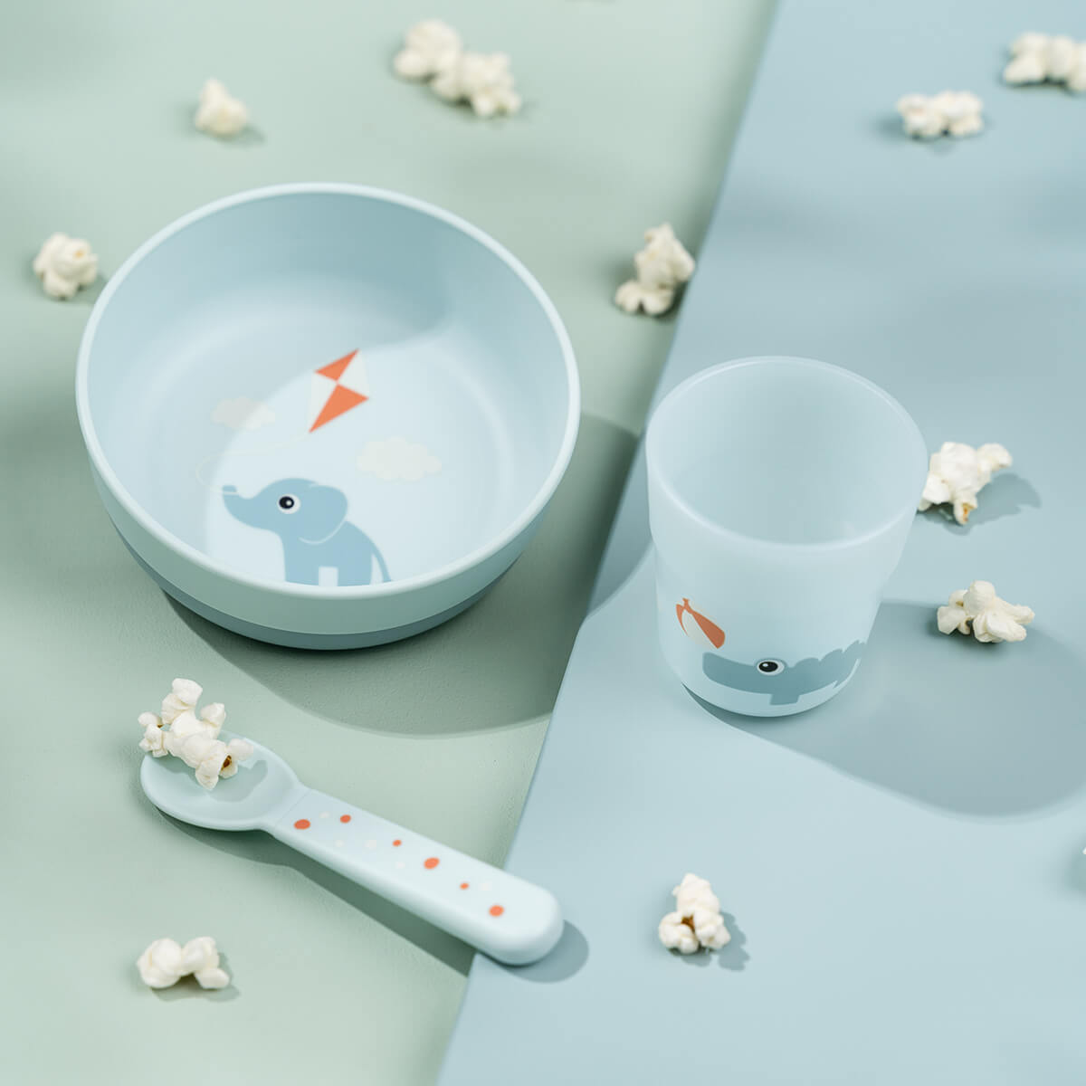 Foodie first meal set - Playground - Blue