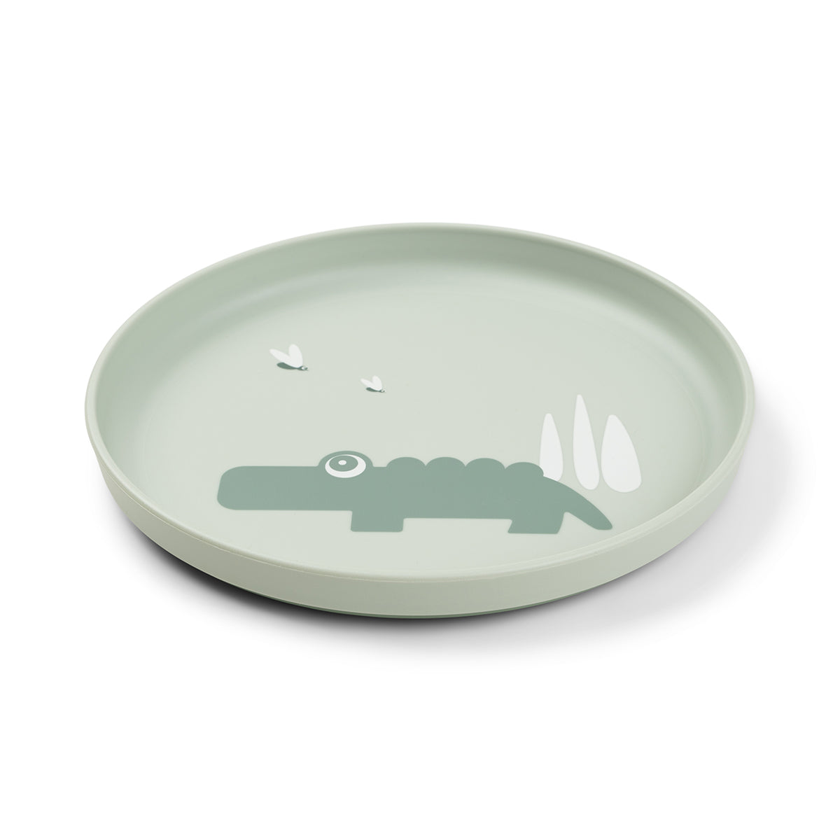 Assiette enfant ventouse antidérapante en silicone wally bleu DONE BY DEER  - Ambiance & Styles