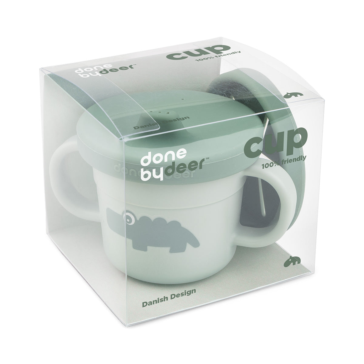 Foodie taza con asas - Croco - Verde