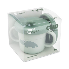 Foodie spout/snack cup - Croco - Green