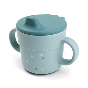 Foodie spout cup - Happy dots - Blue