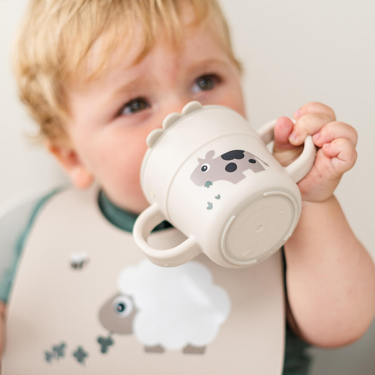 Foodie spout cup - Tiny farm - Sand