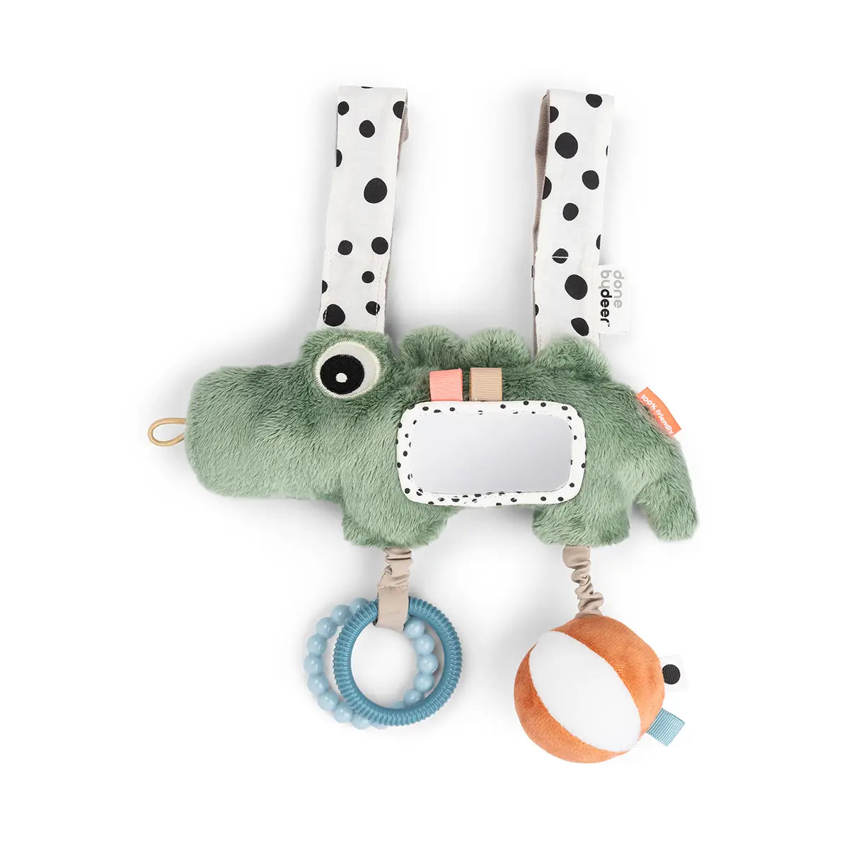 Hanging activity toy - Croco - Green