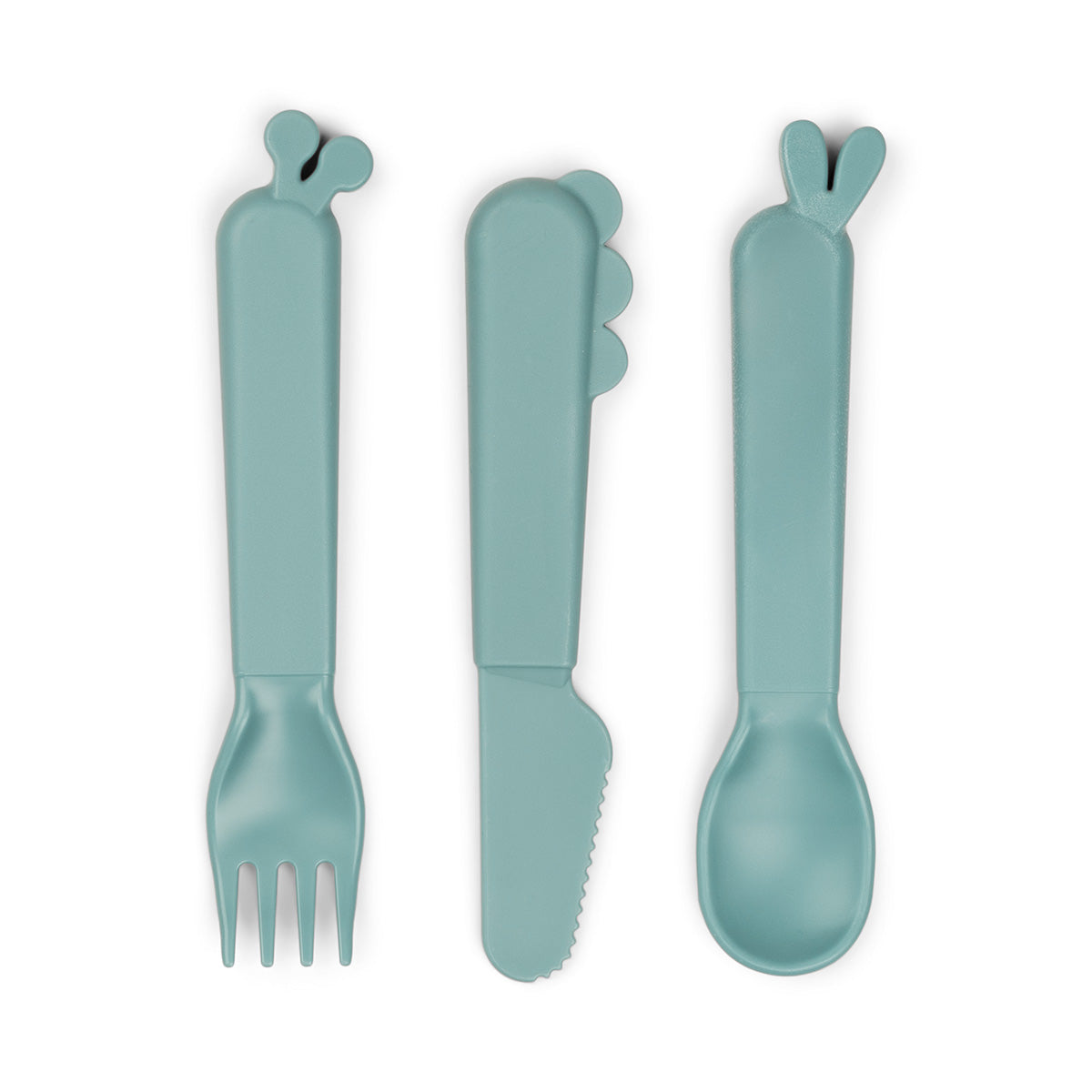 Kiddish cutlery set - Deer friends - Blue