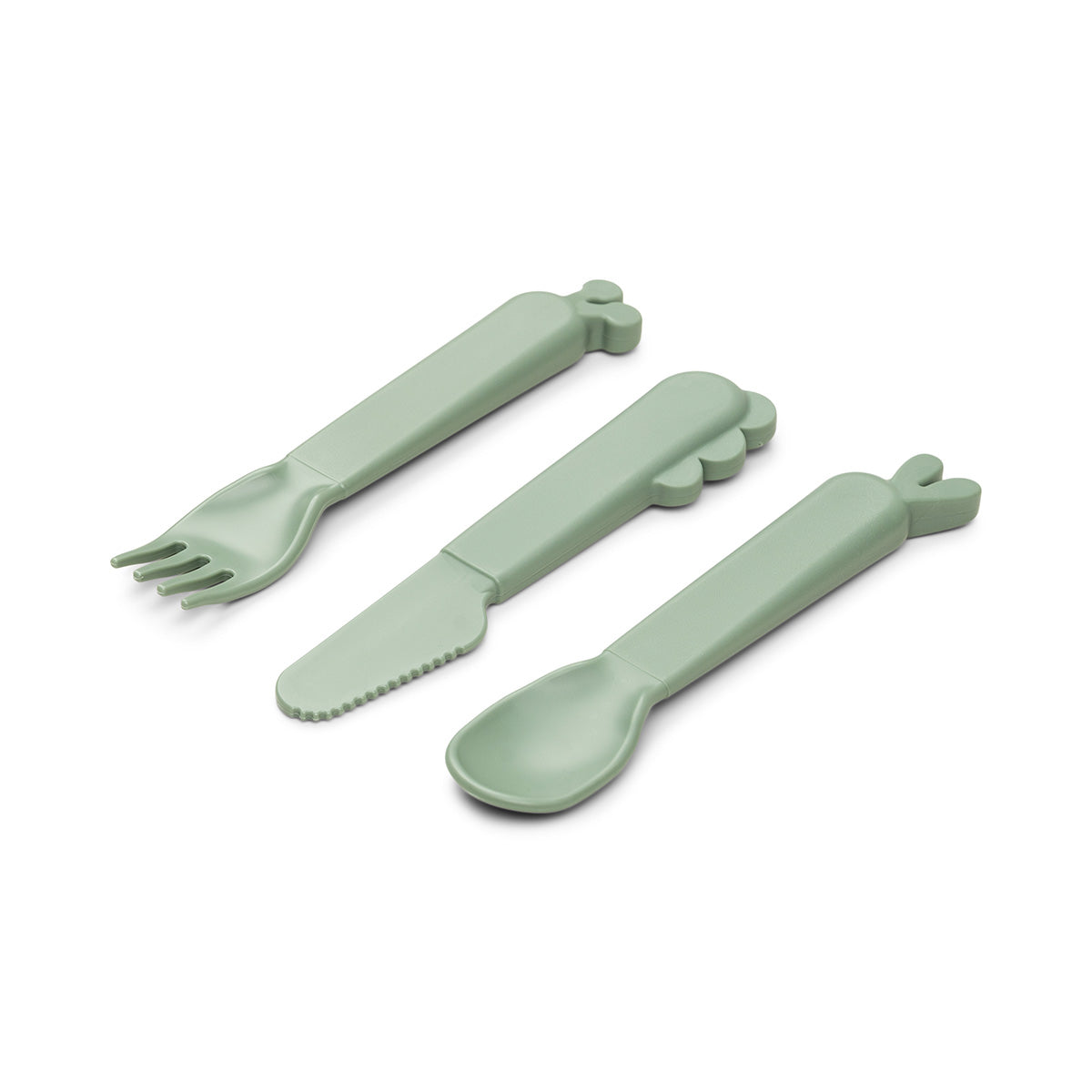 Kiddish cutlery set - Deer friends - Green