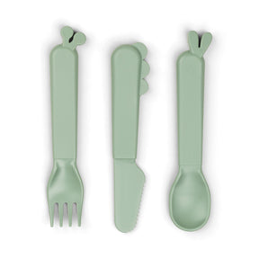 Kiddish cutlery set - Deer friends - Green