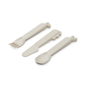 Kiddish cutlery set - Deer friends - Sand