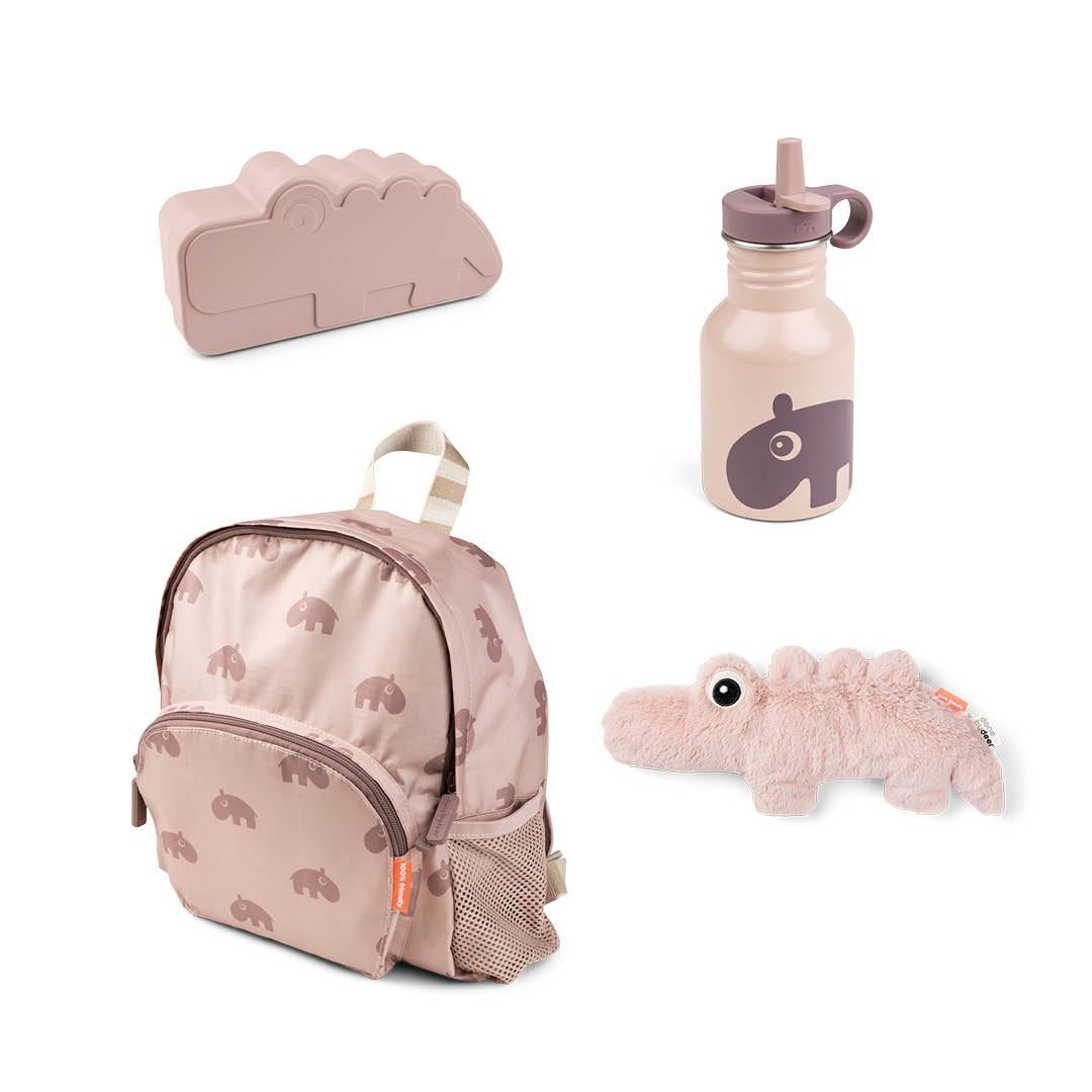 Kit sac à dos pour enfants - Rose