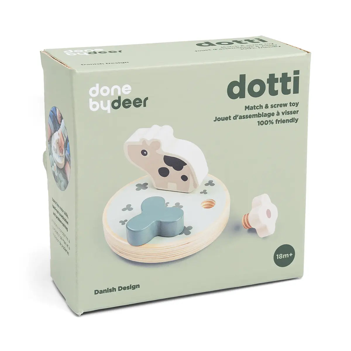 Match & screw toy - Dotti - Colour mix