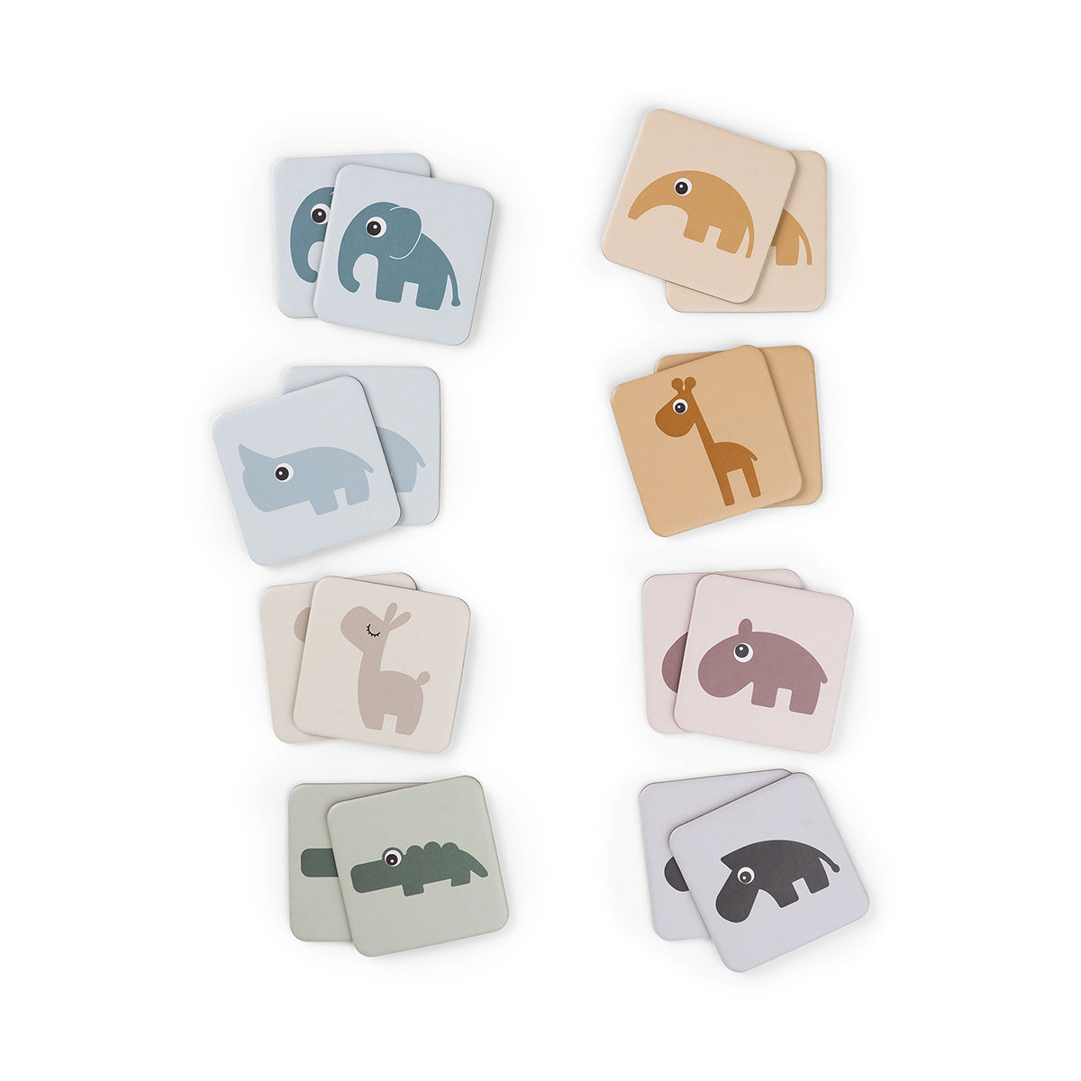 Memory game - Deer friends - Colour mix