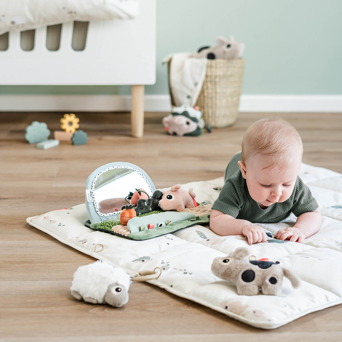 Play mat - Tiny farm - Sand – Shop at Done by Deer official webshop