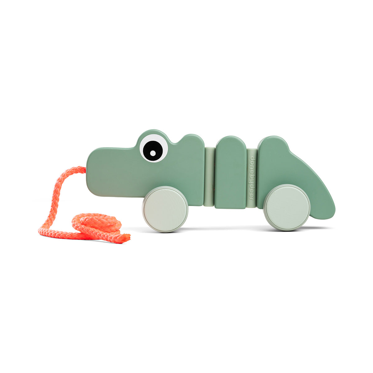 Pull along wiggle toy - Croco - Green